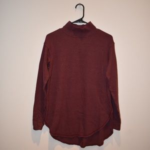 American Eagle Maroon Turtleneck